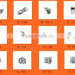Longcharm Furniture Hardware Factory Metal Shelf Clips for Bathroom Glass Shelf thumbnail-2