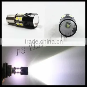 High Power 12 Led Tail Brake Turn Lights White Car Bulb 1156 Replacements Light 5w Ba15s Led Indicator Lamps thumbnail-1