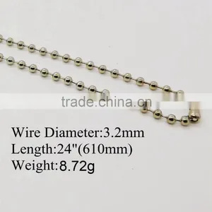 High Quality Electroplating Bead Chain Necklace thumbnail-1