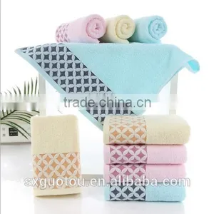 100% Rhombus Cotton Towels thumbnail-2