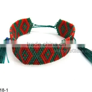 Japan Top Quality Macrame Beaded Bracelet thumbnail-2
