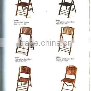 Outdoor Leisure Garden Bamboo Folding Chairs thumbnail-5