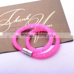 <<<2016 Top Selling Fashion Women Lady Stardust Mesh Crystal Bracelets & Bangles/ thumbnail-2
