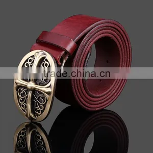 2015 China Factory Good Order Nice Design Leather Belt Women thumbnail-3