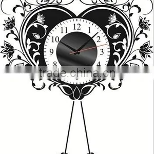 Delegant Self Adhesive PVC 3D Wall Sticker Clock thumbnail-1