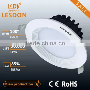 10W Embedded Led Downlight Aluminum Integral Enclosure CE ROHS SAA Passed thumbnail-1