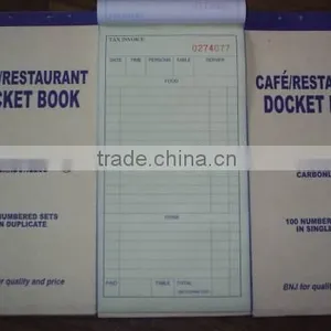 Carbonless Invoices Restaurant Docket Guest Check Book thumbnail-1