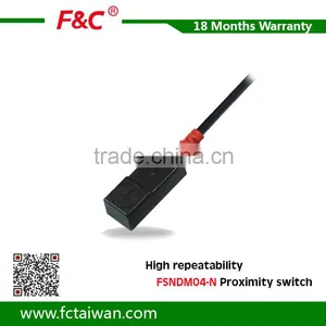 High Repeatability 12V-24V Inductive Proximity Sensor Switch (FSNDM04-N) for High Speed Rotator thumbnail-1