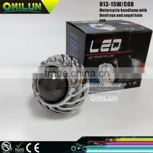 Wholesale Price Motorcycle Devil Eyes Headlights Headlamp thumbnail-3