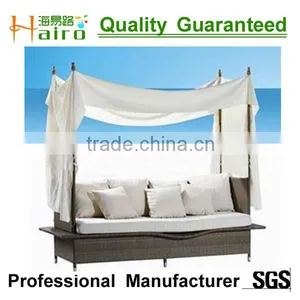 Outdoor Poly Rattan Cheap Round Sofa Bed thumbnail-1