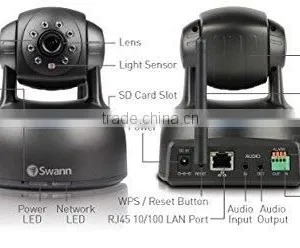 SWN31 - SWANN ADS-445 SWANNEYE HD PAN & TILT ALL-IN-ONE IP NETWORK CCTV CAMERA 10M NIGHT VISION BUILT-IN MICROPHONE SMARTPHONE thumbnail-4