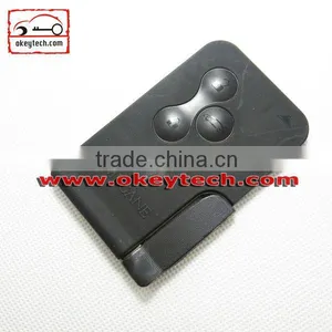 Okeytech Blank Card Renault Megane 3 Buttons Smart Card Shell for Renault Megane Card Key thumbnail-1