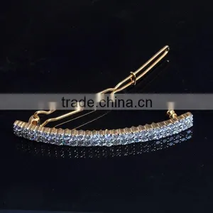 Elegant Style Fashion 18K Silver Ziron Hairpin thumbnail-1