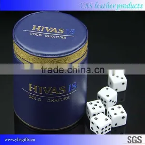 China Supplier Hot-selling Leather Dice Cup and Dice Tray thumbnail-2