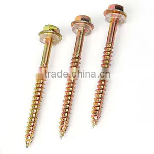 Hex Flange Head Wood Screws Type 17 With PVC Washer Series thumbnail-3