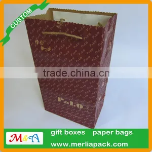 Premier Natural Kraft Shopping Bag Brown Natural String Jute Twines Hemp Rope Handles Serrated Bags thumbnail-2