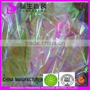 Polyester 12mirco/15mirco/18mirco Rainbow Holographic Metalized Film for Decotation thumbnail-4