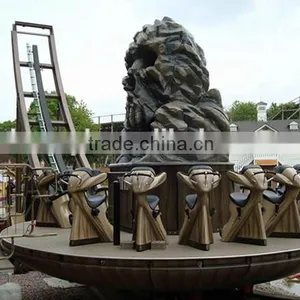 [stimulating Rides Manufacturer] Amusement Park Fiberglass UFO Swing Machine/outdoor Playground Equipment thumbnail-6