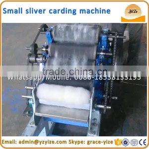 Wool Web Machine/ Small Cotton Sliver Carding Machine for Sale thumbnail-4