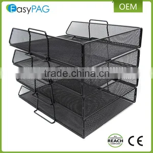 Multifunction Office / School Mesh Desk Organizer 4 Tier Document / Letter / File Tray thumbnail-6