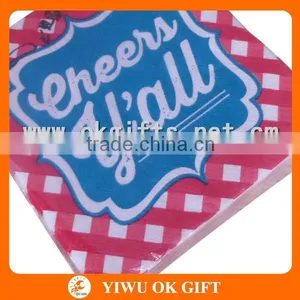 Hot Sales Restaurant Color Printed Napkin Paper, Color Tissue thumbnail-1