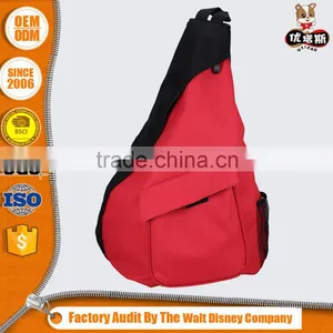 Customize Polyester Crossbody Triangle Sling Bag Chest Back Pack thumbnail-1