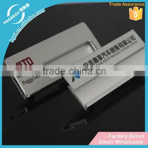 Aluminum Alloy Pin Name Badges,reusable Staff Name Tags thumbnail-1