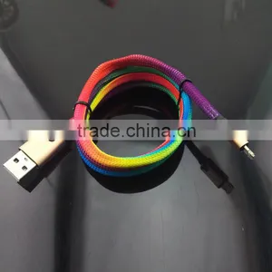 Gadgets 2016 Shoelace 2 in 1 Sparkling LED Usb Cable for Mp3 Mp4 Player thumbnail-5