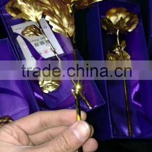 Valentine's Day Rose, 24k Gold Foil Rose thumbnail-2