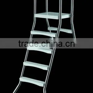 High Quality 304 Stainless Steel Pool Ladders for Above Ground Pool thumbnail-1