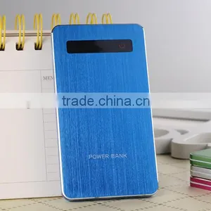 Ultrathin Metal Durable Portable Lcd Display USB External Backup Battery Charger Promotional Gift 4000mah Power Bank thumbnail-6