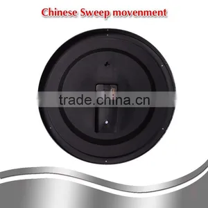 Hotel Decoration Wall Clock (Metal Chrome Material and Sweep Movement Without Tick Sound thumbnail-2