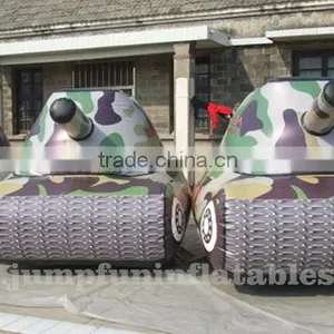 Inflatable Tank Paintball Bunker for Outdoor Shooting Game thumbnail-1