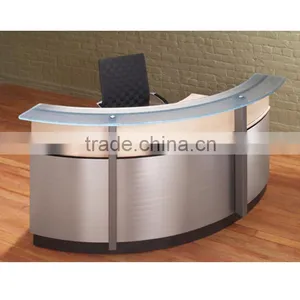 Small Half Round Reception Desk for Cash Counter thumbnail-3