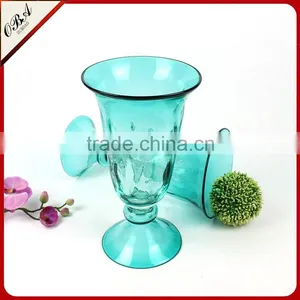 Wholesale Direct Sales Creative Glass Vase for Wedding Centerpiece / Flower Shape Cheap Glass Flower Vase for Terrarium thumbnail-4