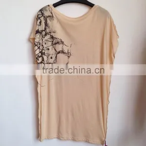 Fashion O Neck Short Sleeves Rayon Cotton t Shirt Casual T Shirt Printing Plus Size t Shirt thumbnail-2