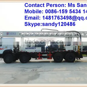600 Meters Truck Mounted Water Well Drilling Rig thumbnail-1