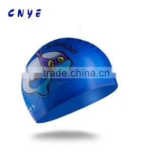 CNYE Good Brand Kids Swimming Cap Waterproof Boys Girls Swimming Cap Fashionable Kids Swimming Cap thumbnail-2