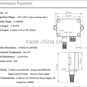 TE-CM16 Wall-mounted Humidity Transducer Sensor Factory thumbnail-2