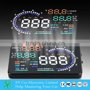 Wholesale 5" GPS Car HUD Head Up Display OBD 2 Car Speedometer ,hud Display XY-HUD208 thumbnail-5