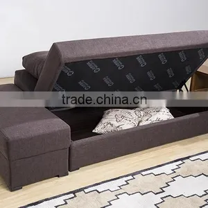 High Quality Multifunctional Fabric Sofa Bed With Storage for Wholesales thumbnail-1