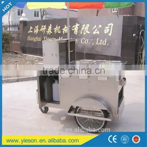 Tricycle Mobile Food Transport Cart Bike Food Cart Car Kitchen Hot Dog Van, Kiosk thumbnail-1