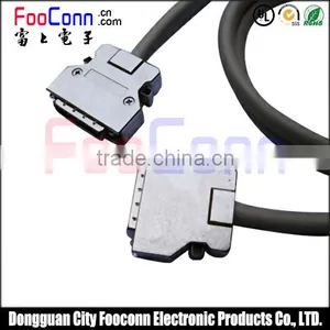 SCSI Cable, HPCN36Pin M to HPCN36Pin M Die Cast Latch UL299 thumbnail-1