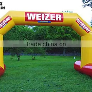 Hot Selling Custom Outdoor Lighting Advertising Finish Line Inflatable Arch thumbnail-5