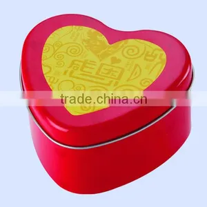 Heart Shape Candy Tin Box,chocolate,biscuit,cake,cookie,weddging,gift Tin Box thumbnail-1