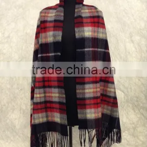 New Designed Jacquard Double Layer Cashmere Shawl Cashmere Scarf thumbnail-1