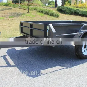 8x4 Chequer Plate Fully Welded Box Trailers Tipping Trailer thumbnail-5