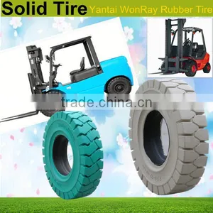 Solid Tire China Forklift Colour / White Car Solid Tyre thumbnail-1