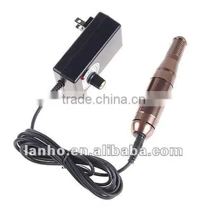 GOLDEN ELECTRIC NAIL DRILL MANICURE PEN MACHINE 6 BITS thumbnail-1