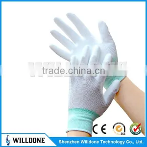 High Quality Palm PU Coated Nylon Gloves thumbnail-1